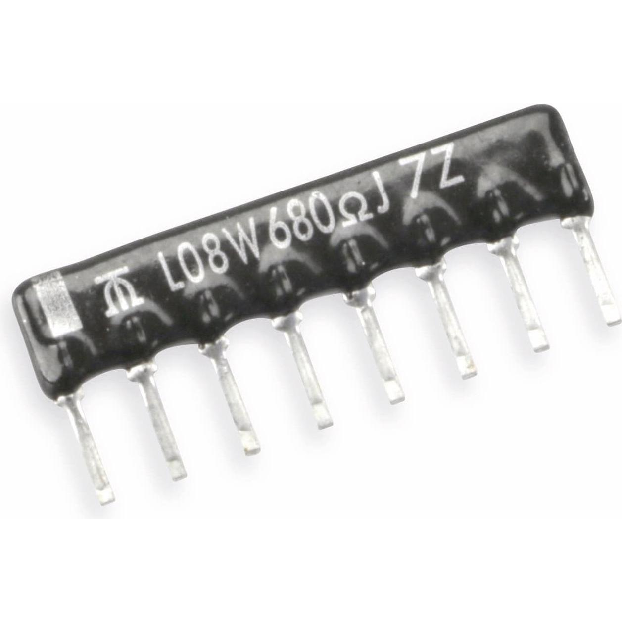 Thumbnail - Tancap TECHNOLOGY Widerstands-Netzwerk, 9P/8R, SIP, 10 kΩ 2%, Widerstand