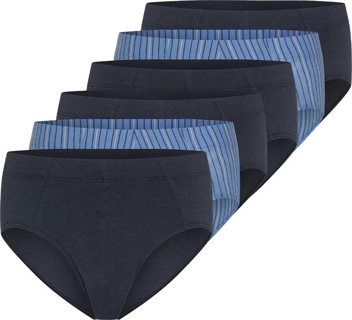Actual product image Schiesser 6-pack 95/5 Essentials Organic Cotton Mini Briefs / Underpants (L, pack of 6)