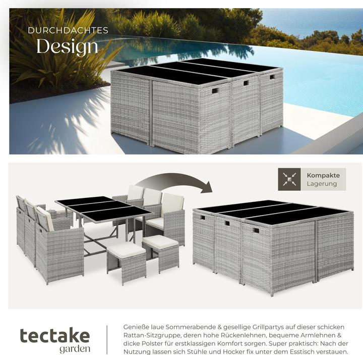 Image du produit tectake Salon de jardin MALAGA