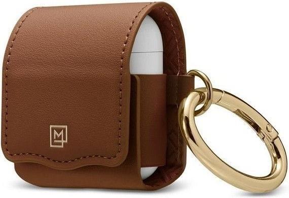 Produktbild Spigen La Manon AirPods Case PU Leather brązowy/brown 074CS26378 (Kopfhörer Hülle)