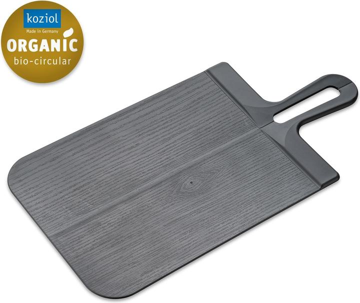 Actual product image Koziol Cutting Board Snap L 24.2 cm x 46.4 cm, Grey
