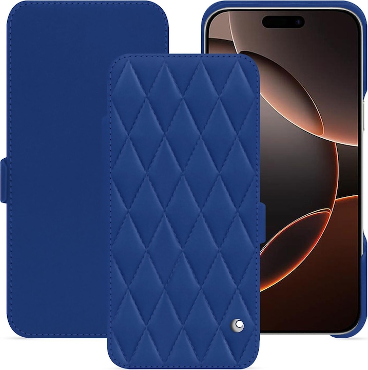Bleu océan - Couture ( Nappa - Pantone #15458a)