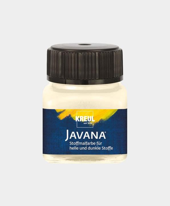 Actual product image Kreul Javana fabric paint for light and dark fabrics, 20 ml (Vanilla, 20 ml)