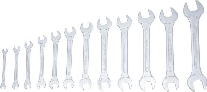 Actual product image BGS Double Open End Spanner Set 6 x 7 - 30 x 32 mm 12 pcs.