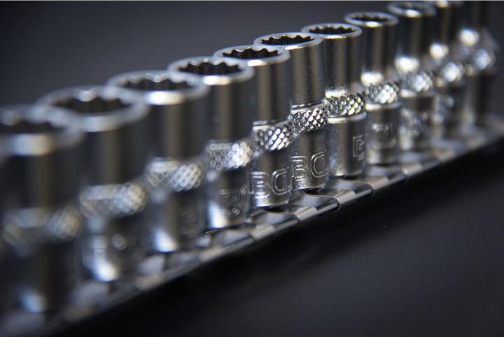 Actual product image BGS Socket Set, 12-point | 6.3 mm (1/4") Drive | Inch Sizes | 12 pcs.