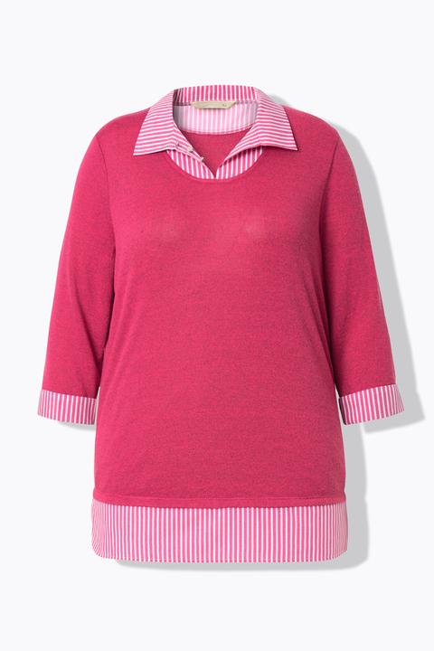 Produktbild Miamoda 2-in-1-Pullover, Lagen-Look, 3/4-Ärmel (60)