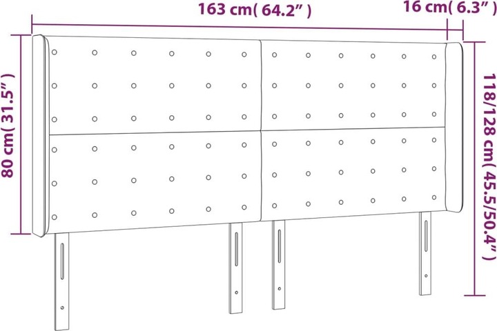 Immagine prodotto VidaXL Franco (163 x 16 x 128 cm)