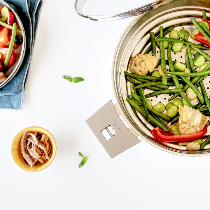 Actual product image Cristel Mutine Amovible Side Handle Color (8 cm, Plastic, Metal)