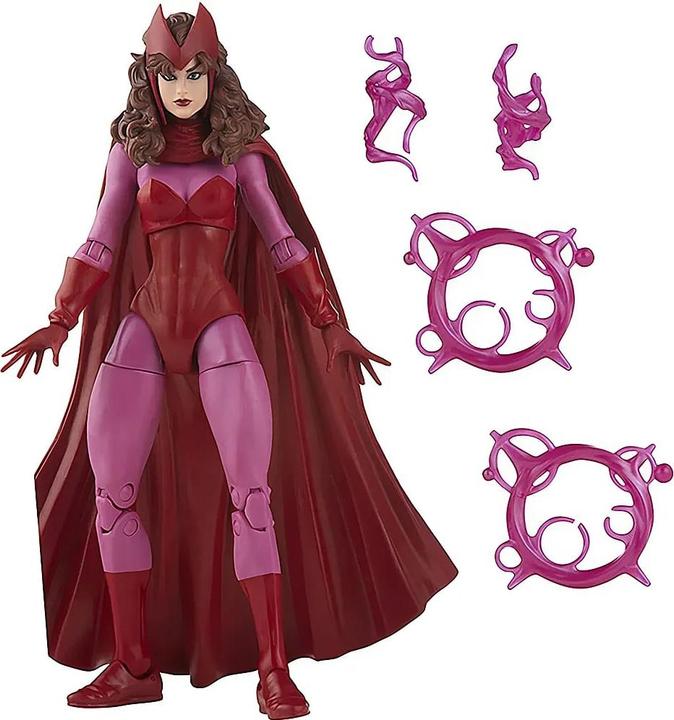 Productafbeelding Hasbro Legends Series Scarlet Witch, 15cm Retro Actie Figuur, 4 Accessoires