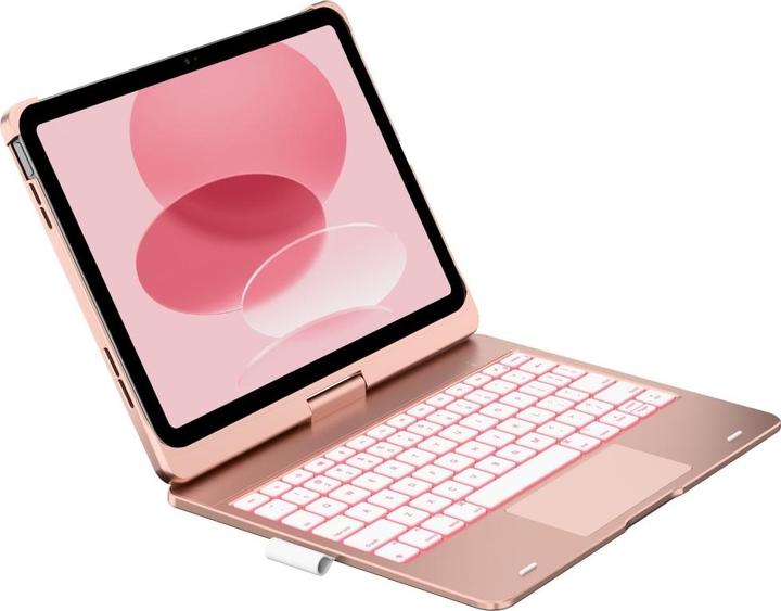 Actual product image Typecase Flexbook Touch with keyboard for iPad 11" (A16) 2025 / iPad 10.9" 2022 rose (Eng. Int.)