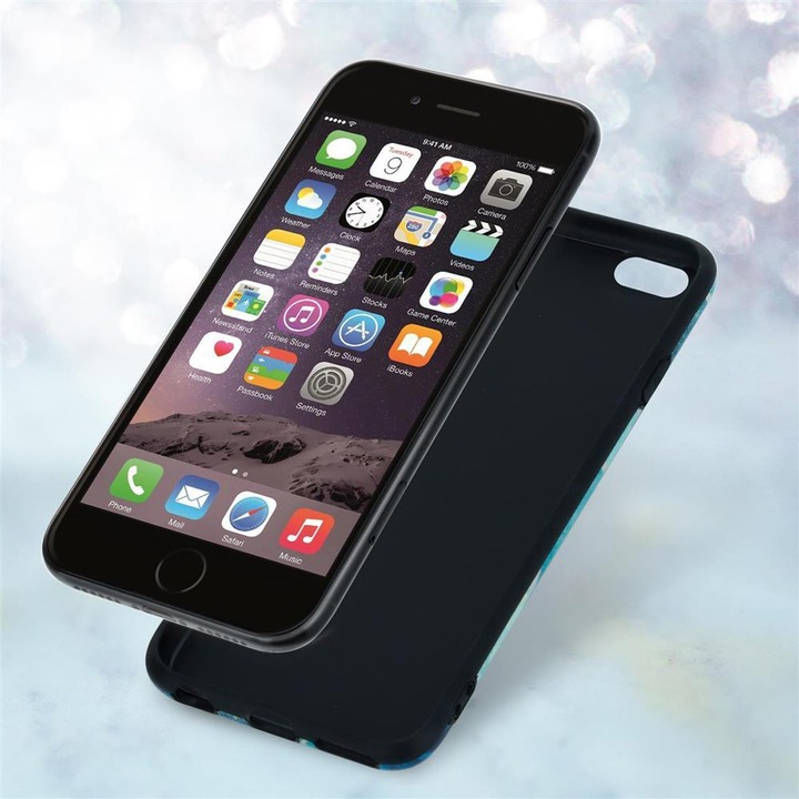 Produktbild Cadorabo IMD TPU Bunter Marmor Cover (Apple iPhone 6 Plus)