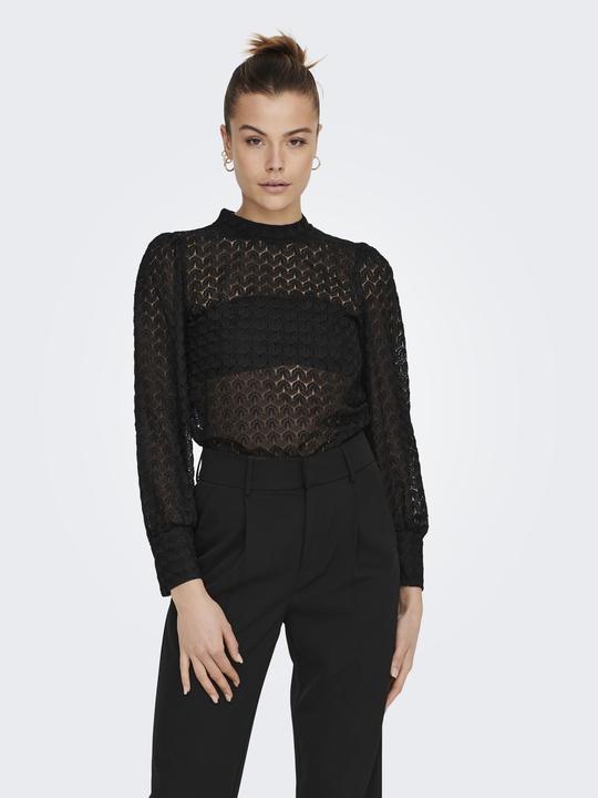Actual product image JdY Lace decorated top with long sleeves (M)