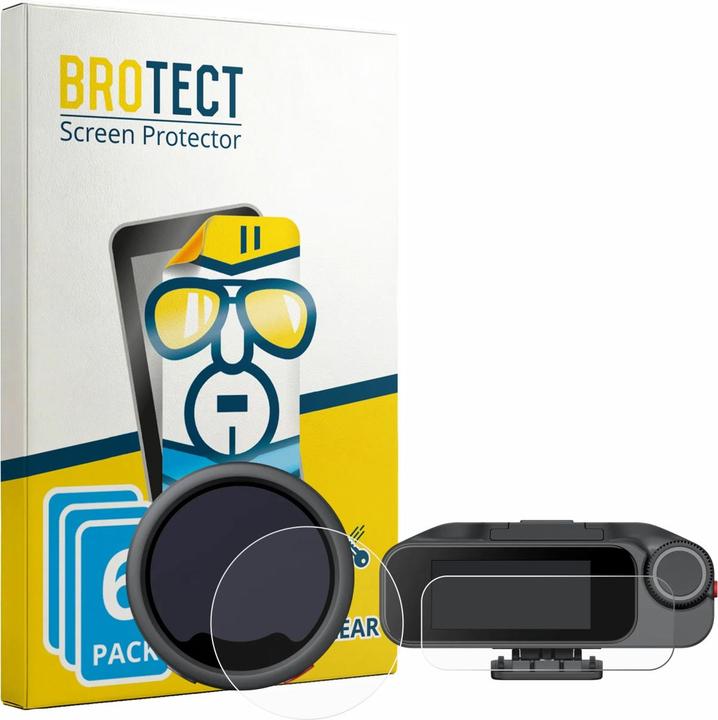Produktbild BROTECT Schutzfolie für Insta360 Mic Pro TX + RX Displayschutz Displayschutzfolie Folie Klar Transparent