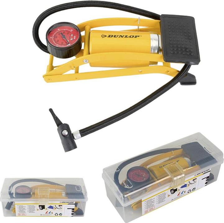 Actual product image Dunlop Foot pump pressure gauge