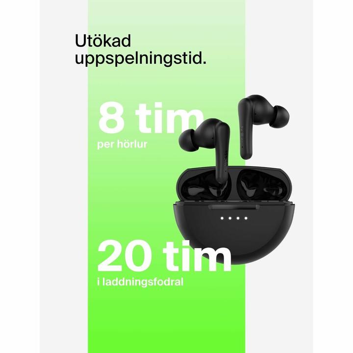 Actual product image Belkin Soundform Rhythm True Wireless In-Ear black AUC012btBK (8 h, Wireless)
