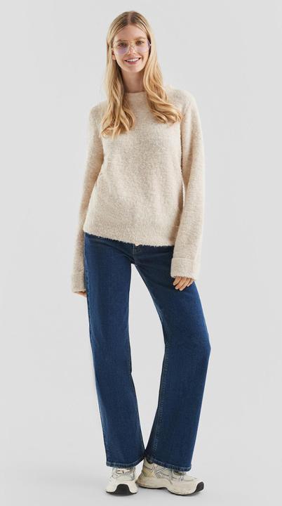 Produktbild s.Oliver Strickpullover Bouclé-Pullover (XS)