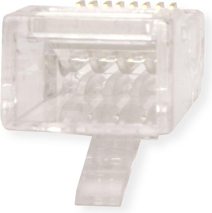 Actual product image Roline RJ45 Modular Plug Cat.6, unshielded 10pcs.