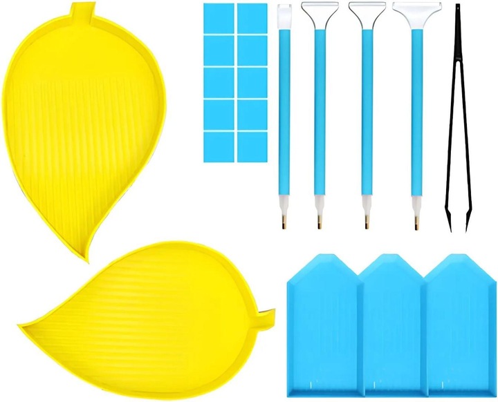 Produktbild Hermex DIY Diamantmalerei Werkzeug-Set Zubehör-Set Diamond Painting Organizer