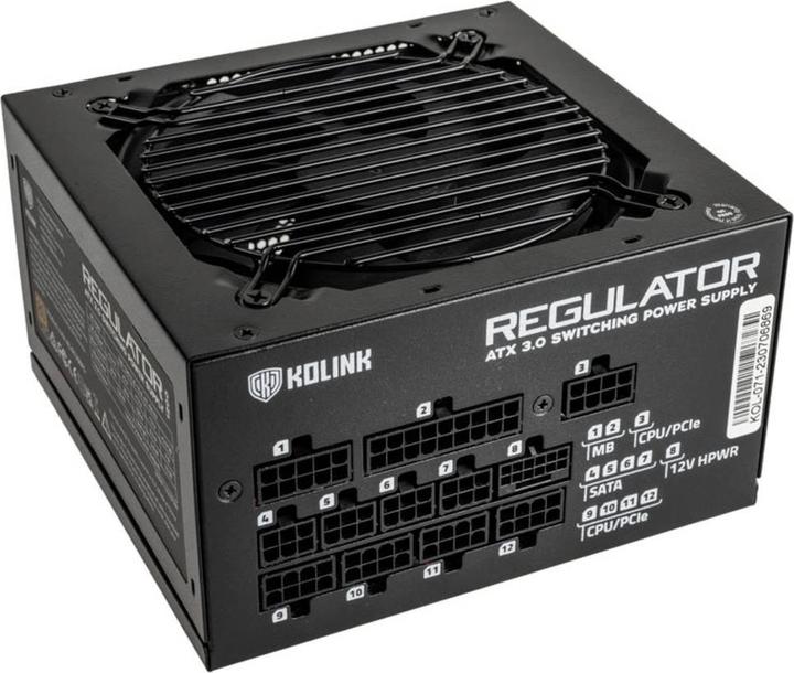 Produktbild Kolink Regulator 80 PLUS Gold Netzteil, ATX 3.0, PCIe 5.0, modular - 1000 Watt (1000 W)