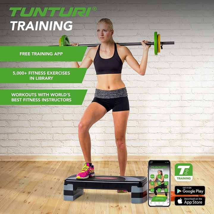 Actual product image Tunturi Aerobic Step Up Board Compact Stepper