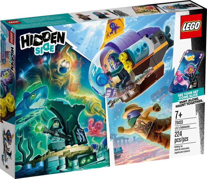 Actual product image LEGO J. B.'s submarine (70433, LEGO Hidden Side)