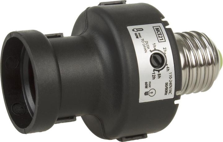 Produktbild LP Lampenhalter mit Dämmerungssensor-Timer MCE21