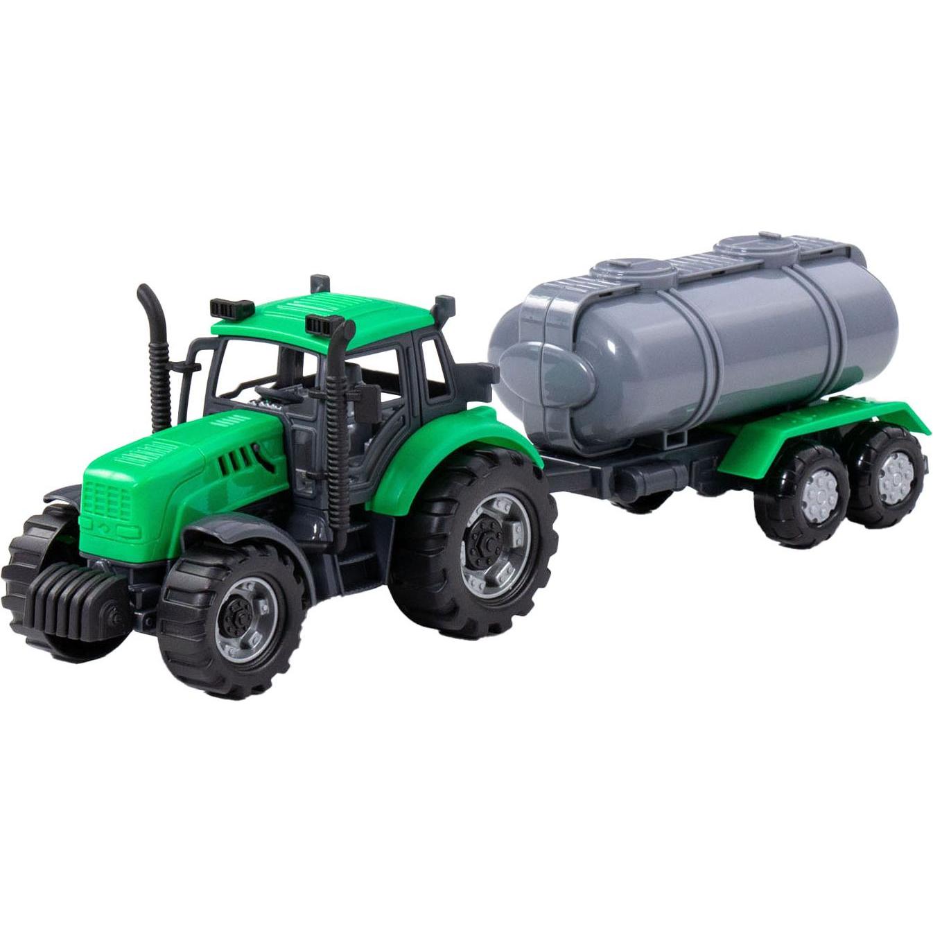 Polesie Cavallino Traktor mit Tankwagen grün, Massstab 1:32
