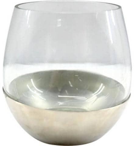 Chalet Windlicht Dunham 11 cm, Silber