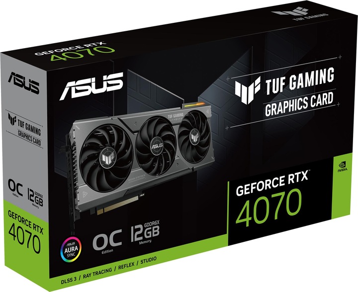 Actual product image ASUS GeForce RTX 4070 TUF GAMING OC (12 GB)