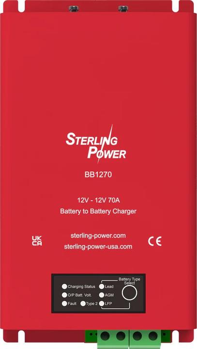 Actual product image Sterling Power Charging Booster 12V/12V 70A - Sterlingpower