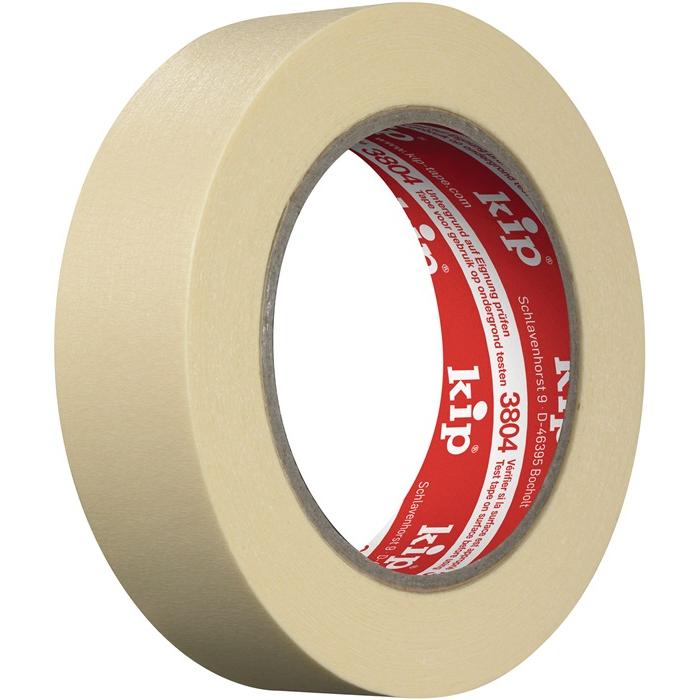 Kip, Klebeband, Feinkrepp 3804 MASKING-TEC leicht gekreppt natur Länge 50 m Breite 30 mm (30 mm)