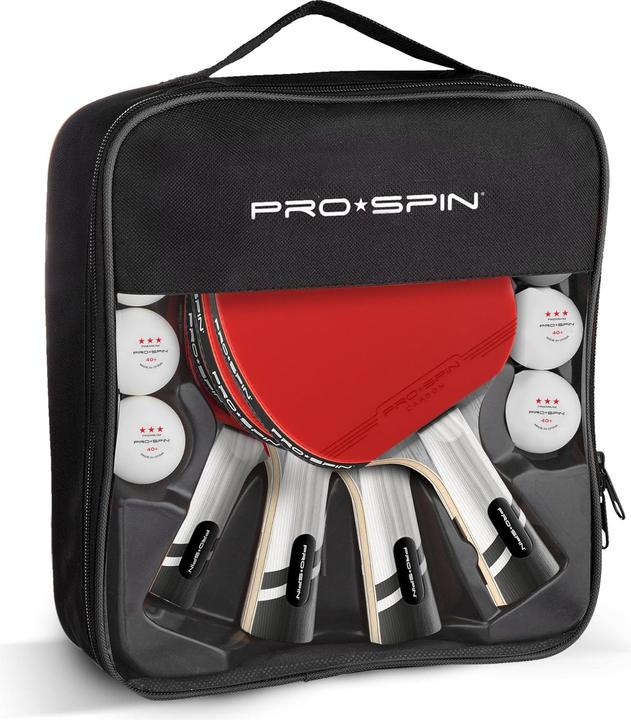 Image du produit Pro spin Tischtennisschläger-Set für 4 Spieler