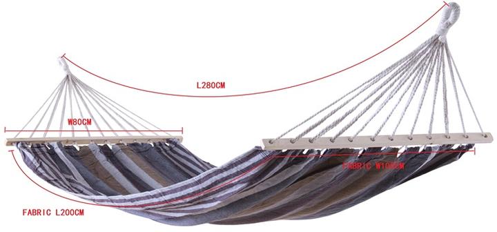 Produktbild Domoletti HAMMOCK CHOCOLATE 100X200 (12) (120 kg)