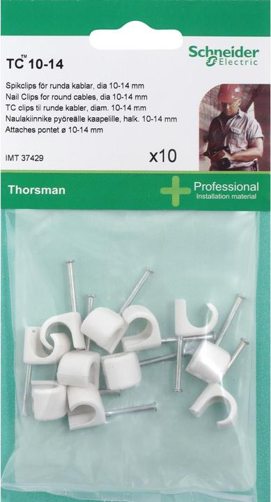 Produktbild Schneider Electric SE IMT37429 Nagelschelle fÃ¼r Rundkabel TC10-14 Nagel (2