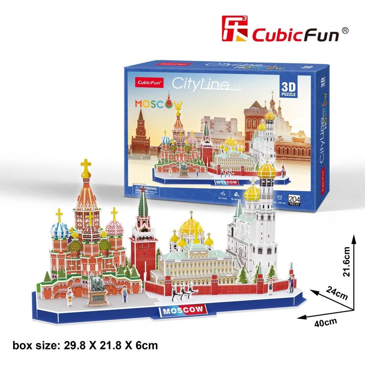 Thumbnail - Cubicfun CUBIC FUN Moskva (204 Teile)