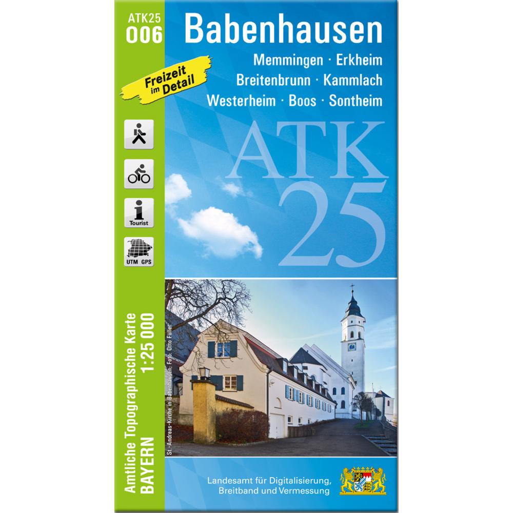 ATK25-O06 Babenhausen (Amtl.Top.Kte), Landkarte