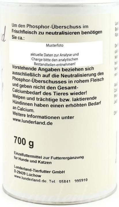 Produktbild Lunderland Hunde-Nahrungsergänzung Algenkalk, 100 g (Adult, 1 Stk., 100 g)