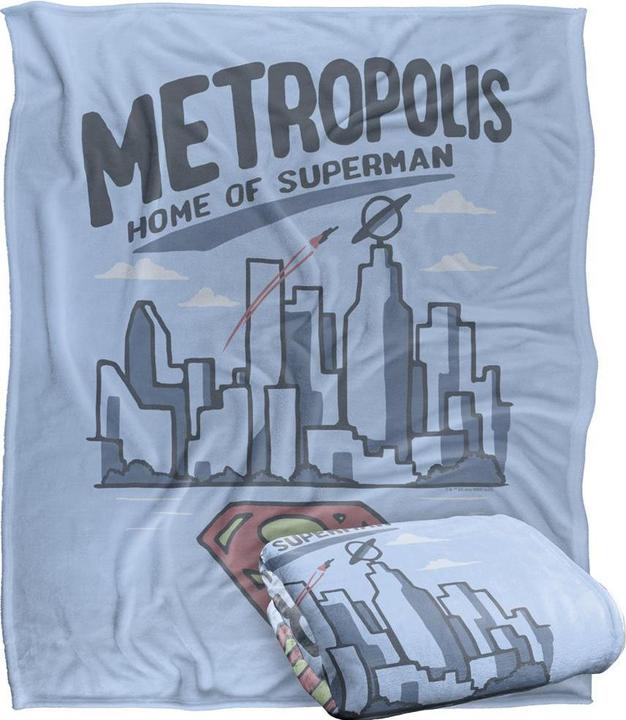 Immagine prodotto Superman Metropolis Coperta (152 x 127 cm)