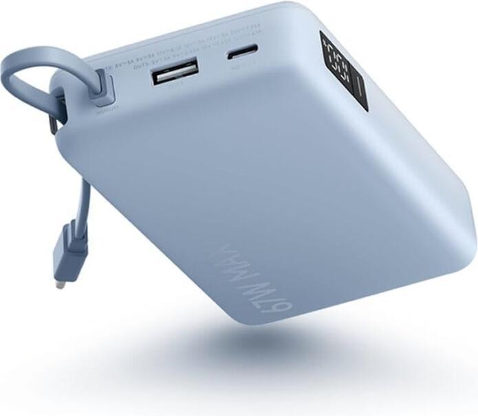 Image du produit Xiaomi Power bank 67W Power Bank 20000 (Integrated Cable) Ice Blue | (20000 mAh, 67 W, 74.37 Wh)