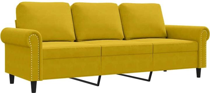 Produktbild vidaXL 3-Sitzer-Sofa 180 cm Samt (3-Sitzer)