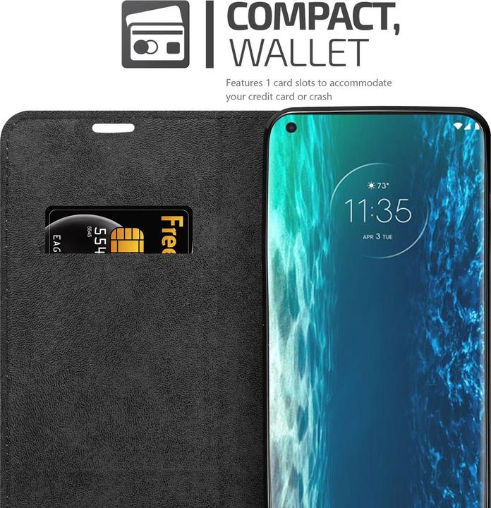 Produktbild Cadorabo Book Invisible Magnet Cover (Motorola Edge)
