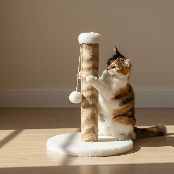 Immagine prodotto Paws & Whiskers Coris Cat Scratching Board (52 cm, Bianco)