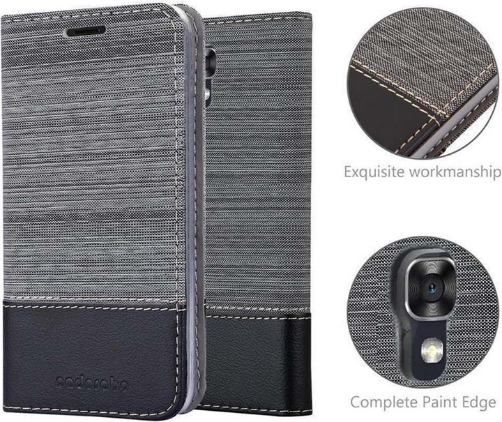 Produktbild Cadorabo Book Jeans Optik Cover (LG X Screen)