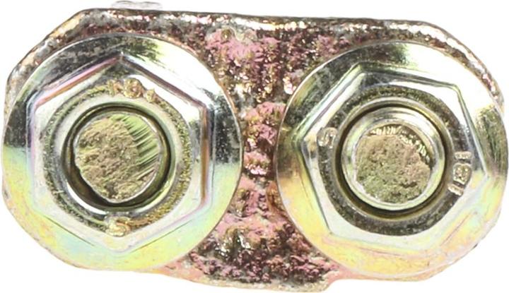 Actual product image RS PRO Galvanisedwire ropegrip to DIN1142,4-5mm