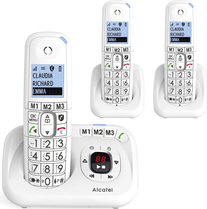 Image du produit Alcatel XL785 Trio DECT Téléphone résidentiel sans fil pour la ligne fixe avec répondeur téléphonique