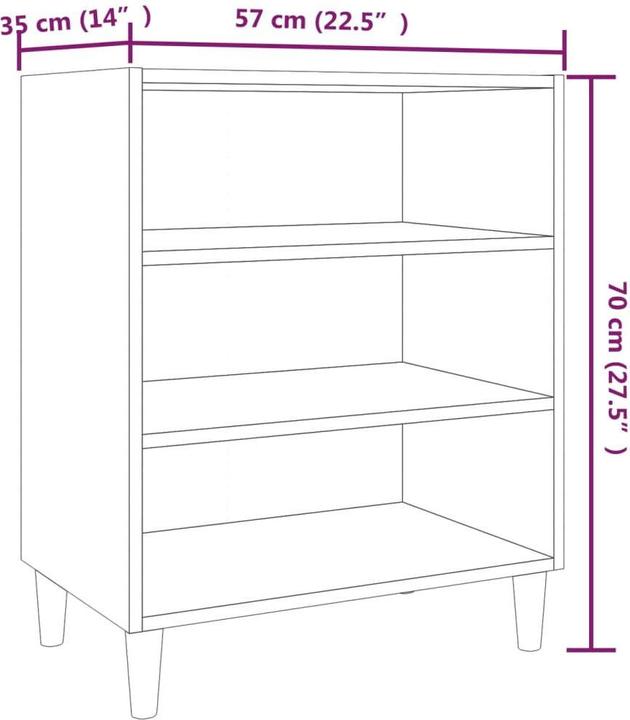 Image du produit vidaXL Sideboard (57 x 35 x 70 cm)