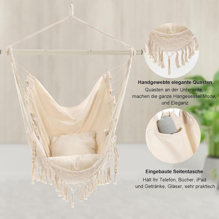Actual product image Yaersi Hanging chair (150 kg)