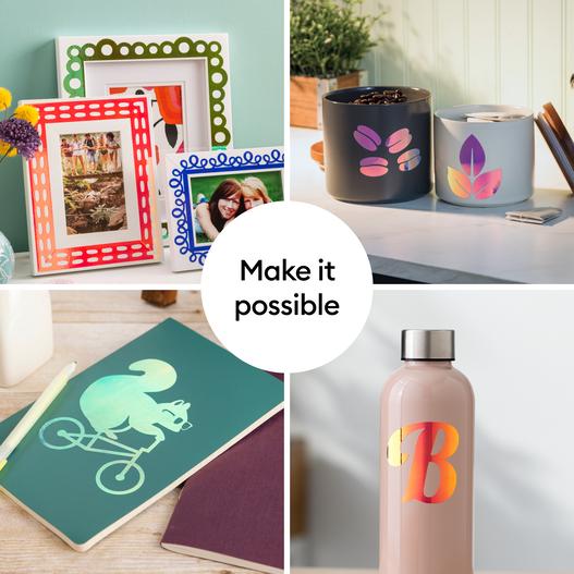 Produktbild Cricut Vinylfolie Holographisch 30.5 x 122 cm, 1 Stück