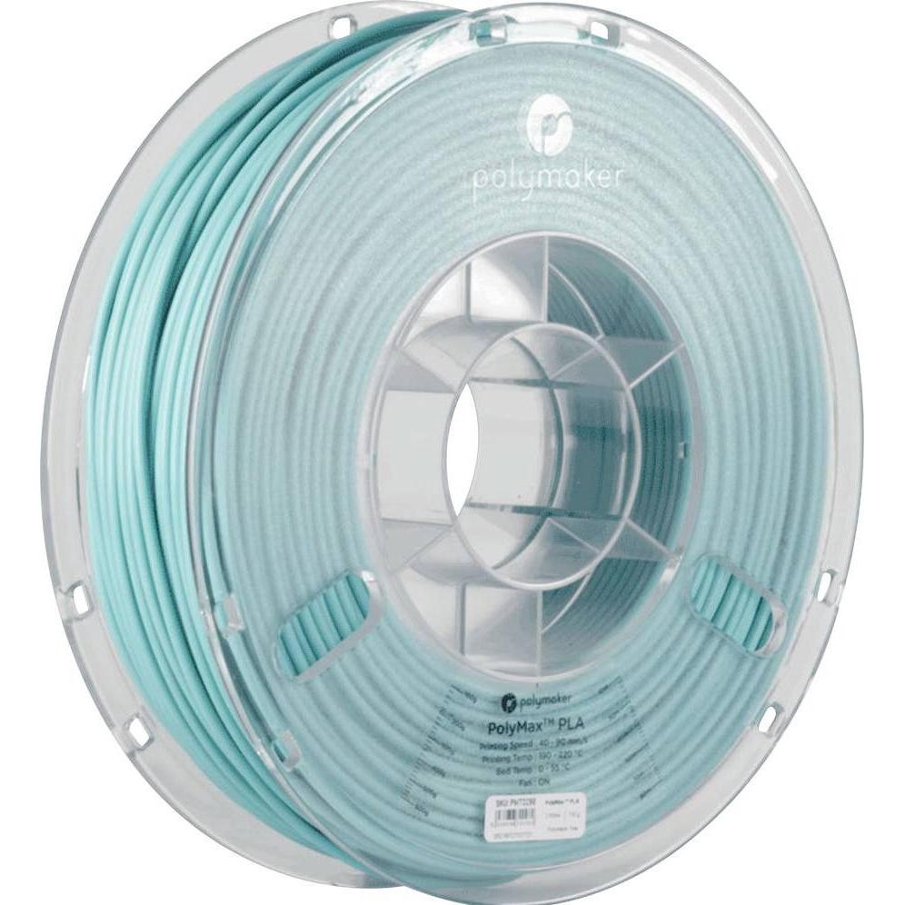 Polymaker PolyMax PLA - True Teal - 1.75mm (Tough PLA, 1.75 mm, 750 g) (70097)