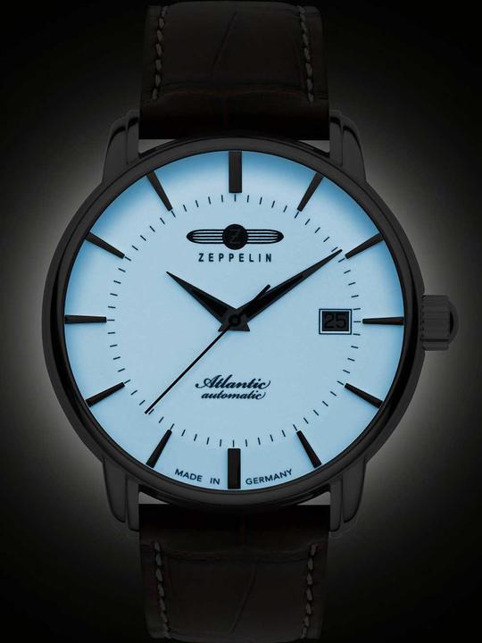Produktbild Zeppelin Atlantic 8452-5 Automatik-Herrenuhr beige (Analoguhr, 40 mm)